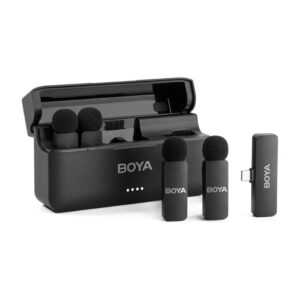 BY-V4U 4-CHANEL MICROFONO-BOYA WIRELESS