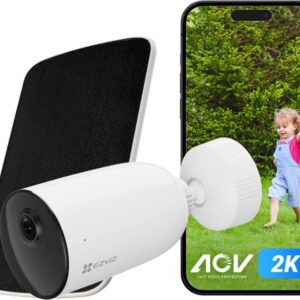 EB3 WIFI EZVIZ CON KIT SOLAR CAMARA SEGURIDAD