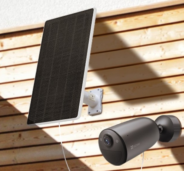 EB3 WIFI EZVIZ CON KIT SOLAR CAMARA SEGURIDAD